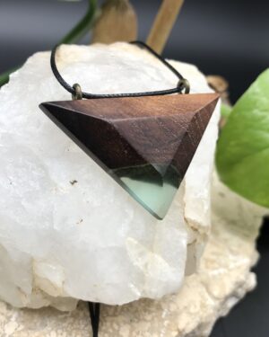 Pendentif Bois Résine