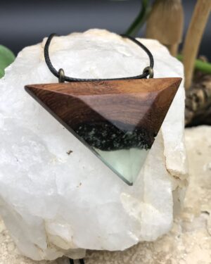 Pendentif Bois Résine