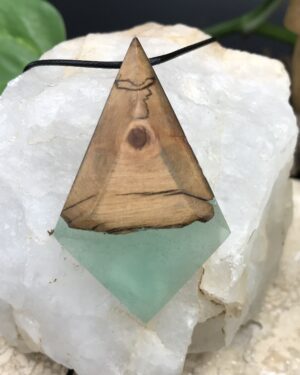 Pendentif Bois Résine