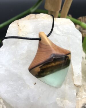 Pendentif Bois Résine