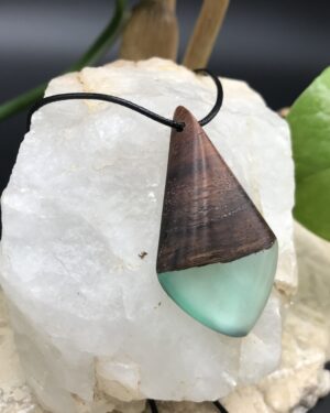 Pendentif Bois Résine