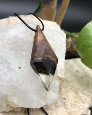 Pendentif Bois Résine