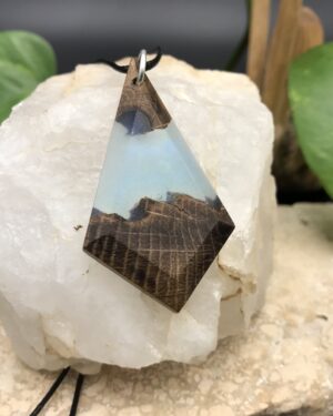 Pendentif Bois Résine