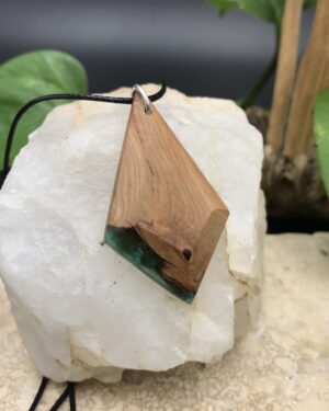 Pendentif Bois Résine