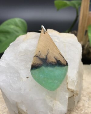 Pendentif Bois Résine