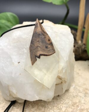 Pendentif Bois Résine