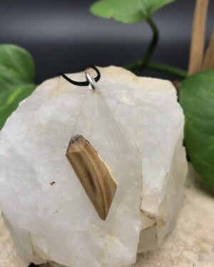 Pendentif Bois Résine