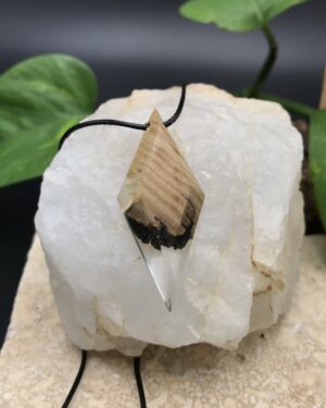 Pendentif Bois Résine