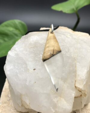 Pendentif Bois Résine